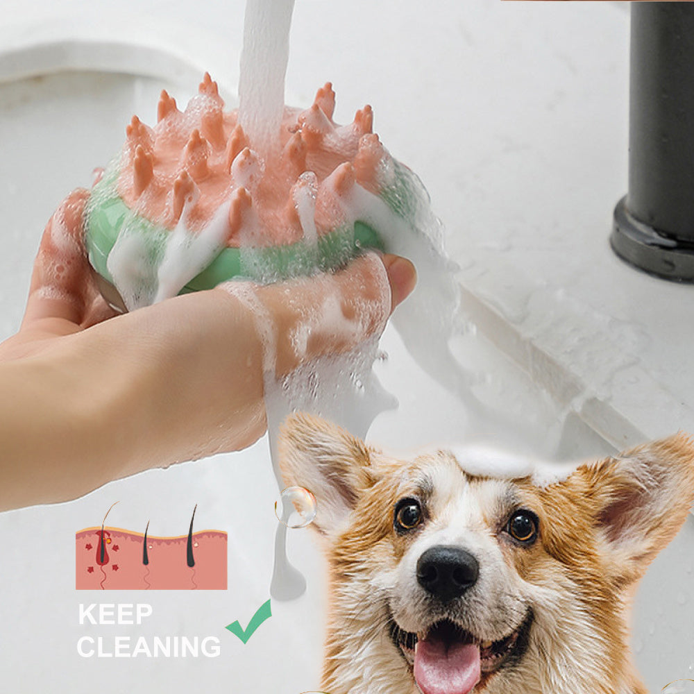 Dual Brush for Cleaning and Massaging Your Pet - My Store