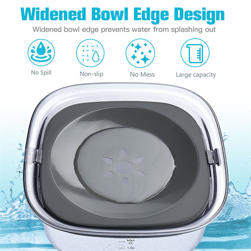 Always clean water with a spill-proof, easy-to-use bowl. - My Store