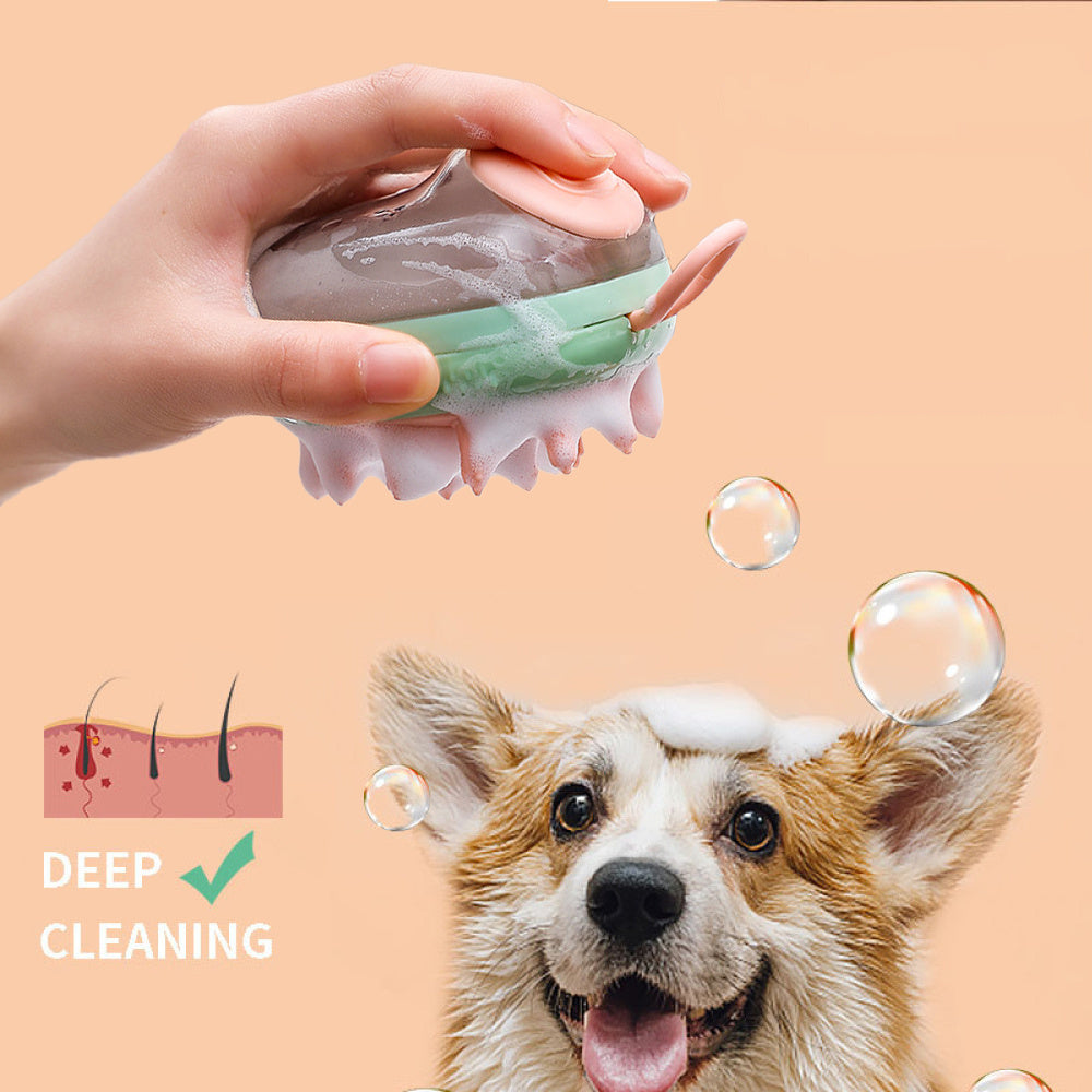 Dual Brush for Cleaning and Massaging Your Pet - My Store